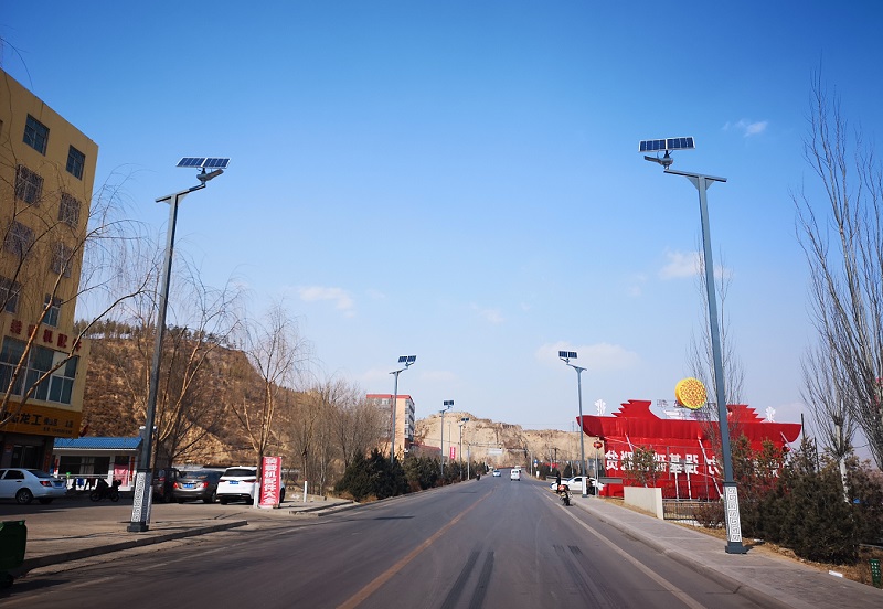 陕西太阳能路灯-骏马灯工程